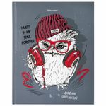 Дневник 1-11 класс 40 л., твердый, BRAUBERG, глянцевая ламинация, "Cool Owl", 106371