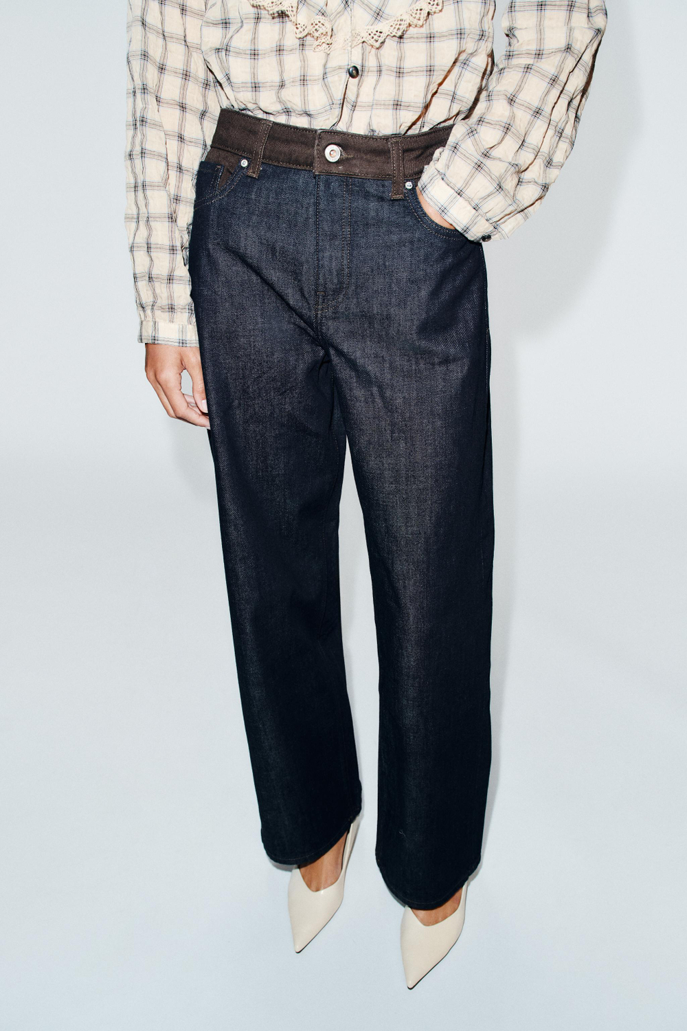 ДЖИНСЫ Z1975 BARREL С ВЫСОКОЙ ПОСАДКОЙ — ZARA