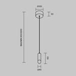 Подвесной светодиодный светильник Maytoni Bell MOD534PL-L4B3K1