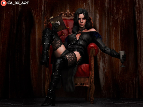 the witcher Yennefer Йеннифэр Ведьмак Коллекционная Фигурка Аниме