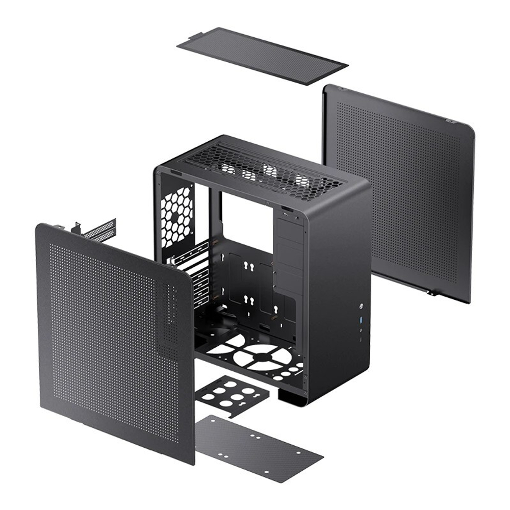 Корпус JONSBO U4 Pro MESH black, без БП