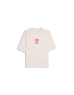 Мужская футболка boxy fit с коротким рукавом и принтом, арт. 3127/071 - BERSHKA