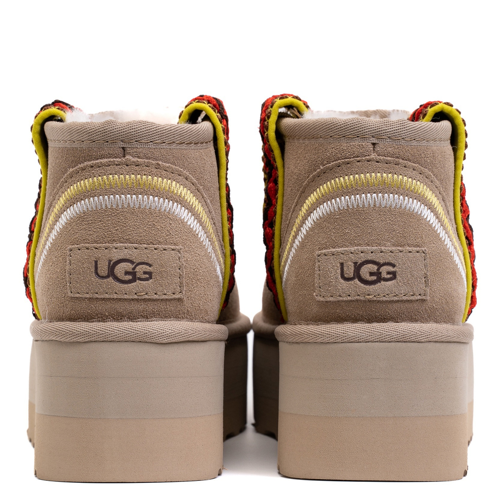 UGG Classic Ultra Mini Braid Platform Sand