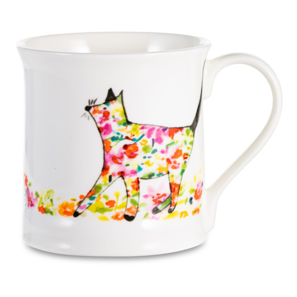 Кружка 412мл Just Mugs Devon Цветочный питомец Кошка