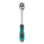 Ключ-трещотка 1/2", CrV, 72 зуба, с быстрым сбросом, матовый хром Stels