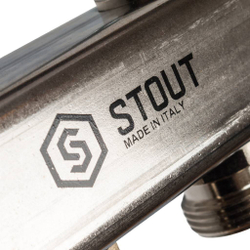 SMS 0923 000005 STOUT Коллектор из нержавеющей стали для радиаторной разводки 5 вых.