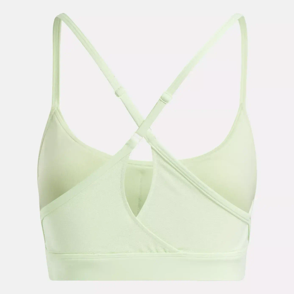 Топ спортивный женский Reebok LUX STRAPPY SPORTS BRA (Салатовый)