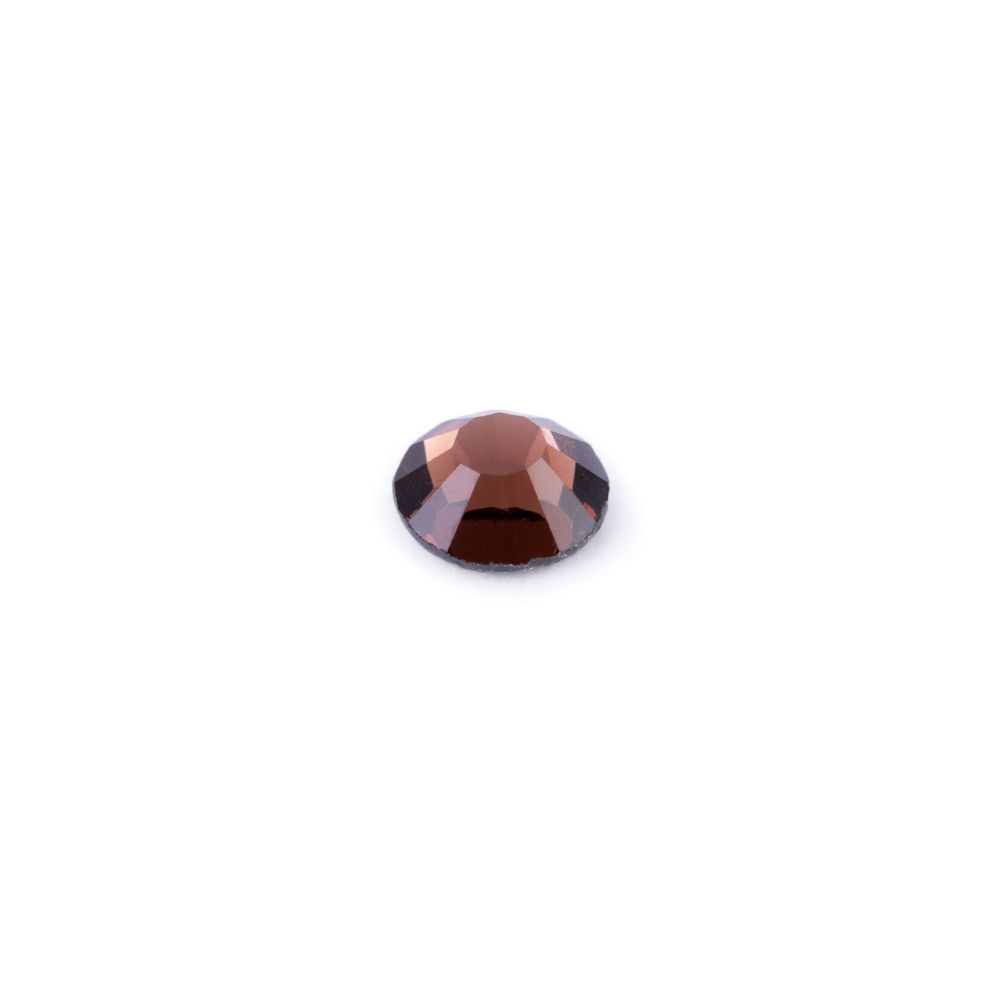 Стразы клеевые стекло 3.9 мм, 5х48 шт, SS16 №17 св.коричневый (Smoked Topaz), Zlatka ZRTG-1648