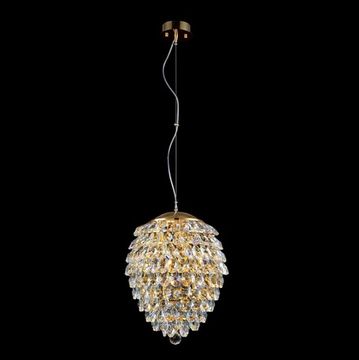 Подвесной светильник 6*G9 Charme SP6 Gold/Transparent золото Crystal Lux