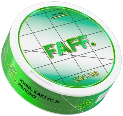 FAFF CACTUS (150 МГ) - КИВИ, КАКТУC, ЯБЛОКО