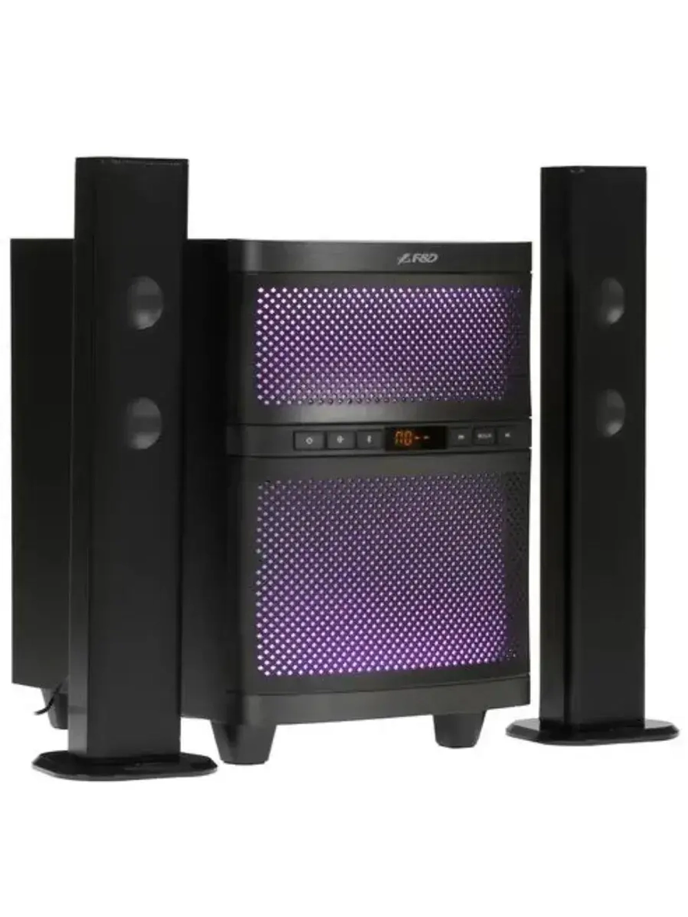 Колонки 2.1 T-200X BLACK 17,5 Вт, питание от сети 220В