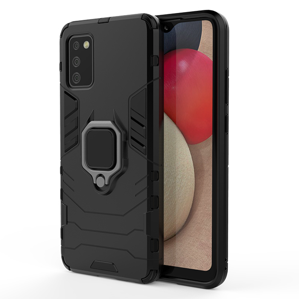 Противоударный чехол с кольцом Panther Case для Samsung Galaxy A02s