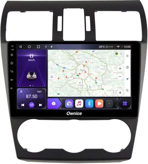 Магнитола для Subaru Forester, Impreza, XV 2012-2015 - Kuberg OL-9511-1 IPS, Android 10, 4G SIM-слот