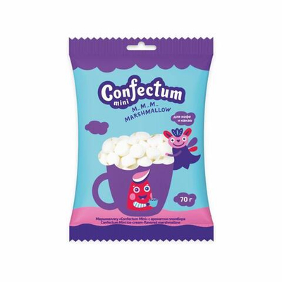 Маршмеллоу «Confectum Mini» с ароматом пломбира, 70гр х 32шт