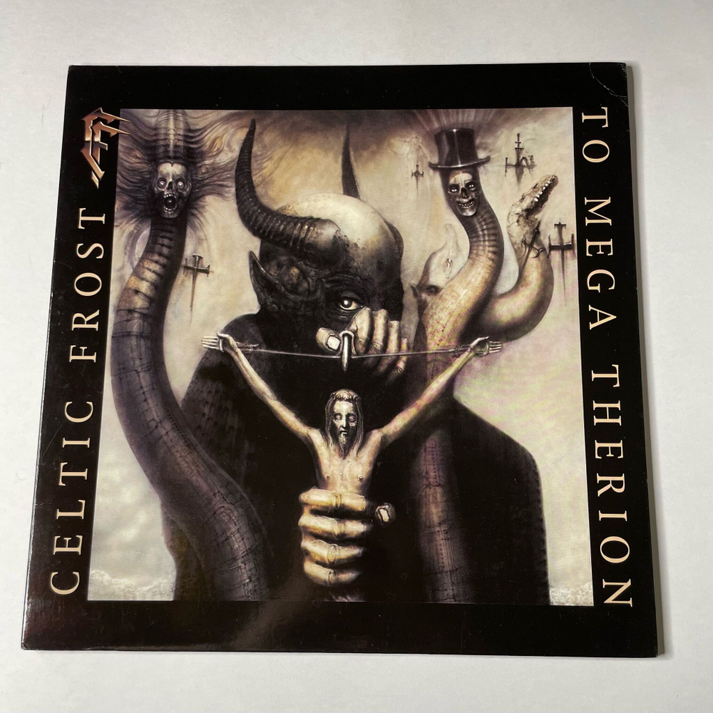 Винтажная виниловая пластинка LP Celtic Frost To Mega Therion (Italy 1999)