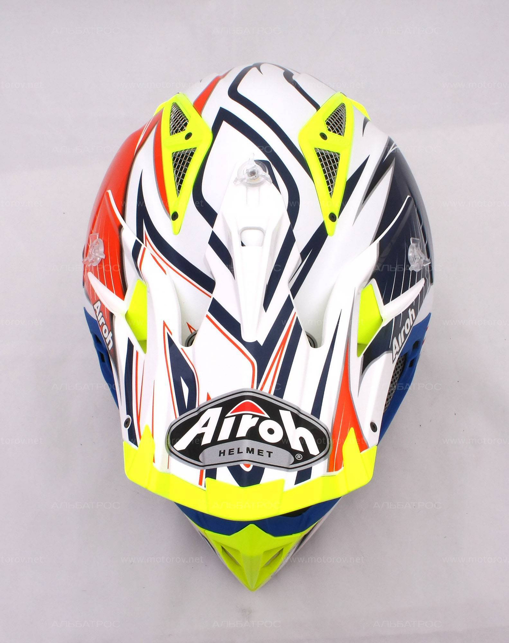 Шлем кроссовый Airoh AVIATOR 2.1 LINEAR BI-COLOR