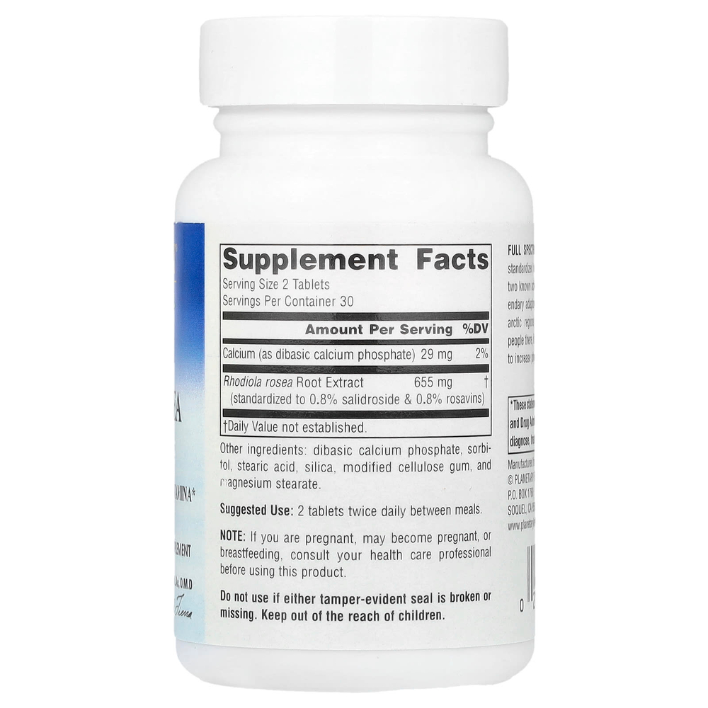 Planetary Herbals, Full Spectrum™, экстракт родиолы розовой (Rhodiola rosea), 60 таблеток (327 мг в 1 таблетке)