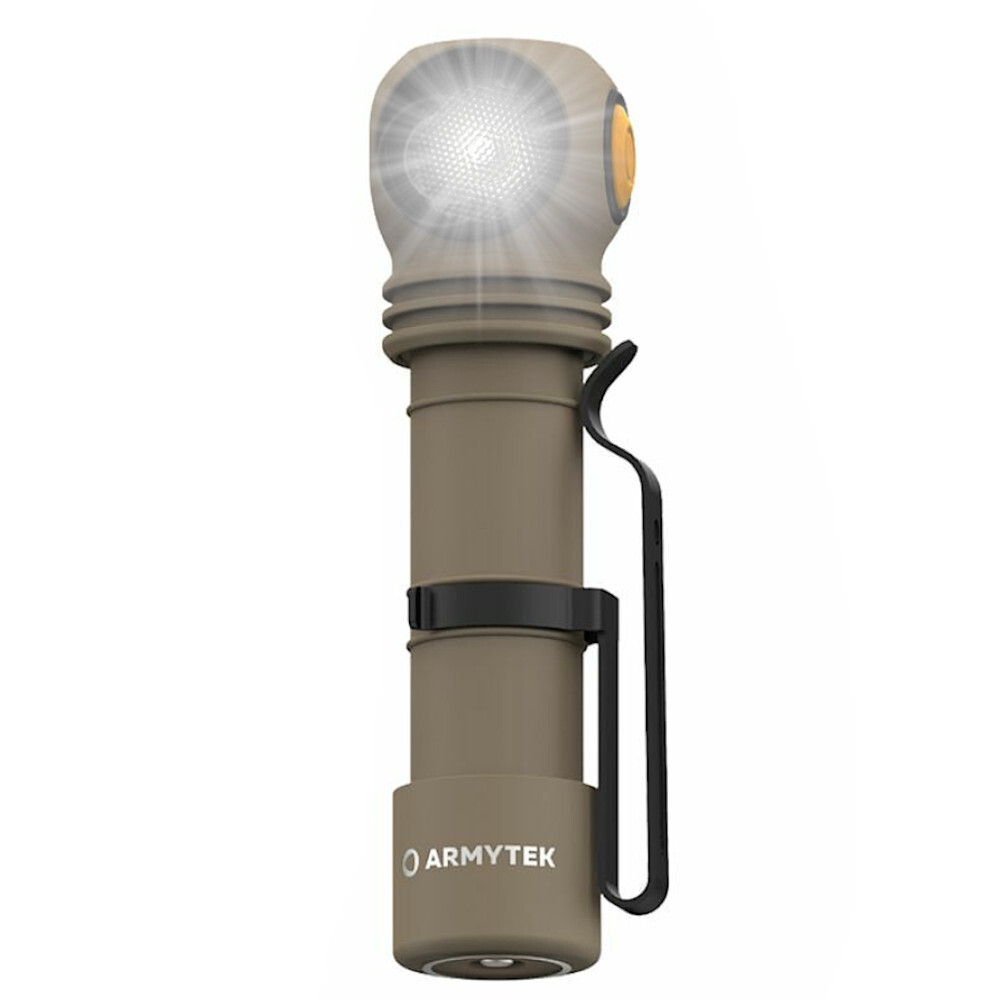 Фонарь Armytek Wizard C2 Pro Max Sand белый, F06701CS