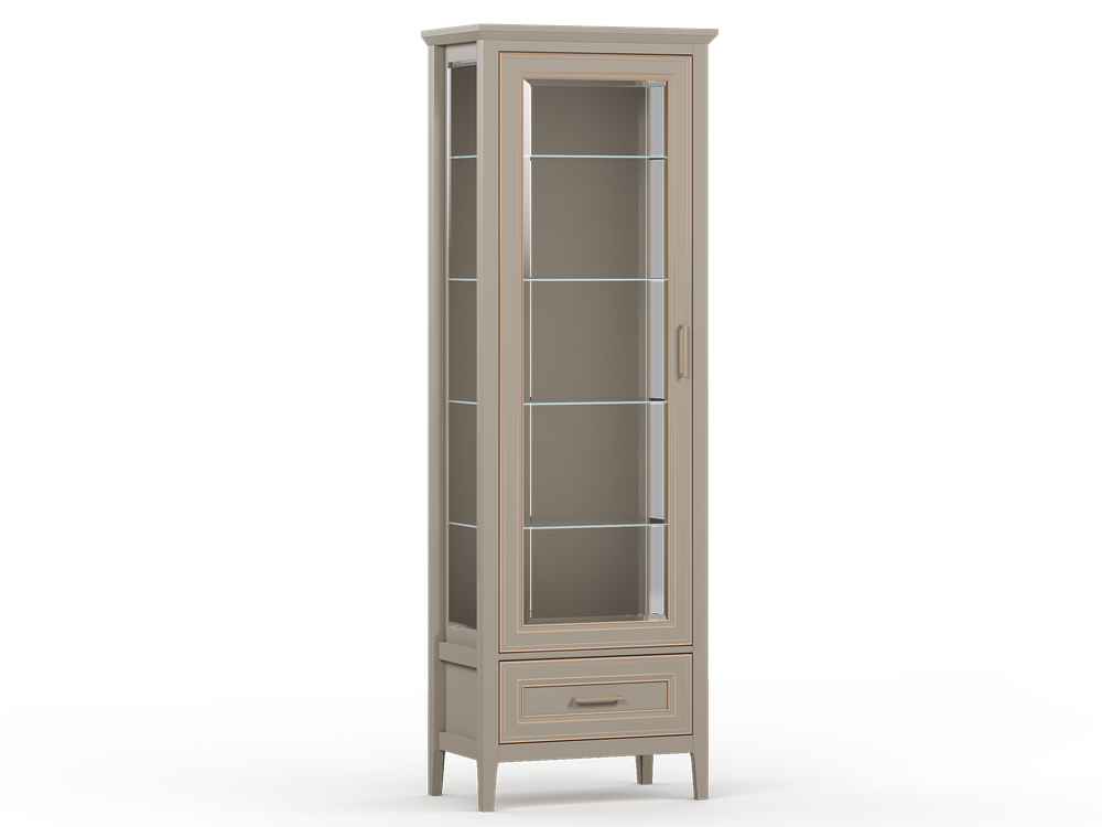 КЛАССИК шкаф REG1W1SZK (Глиняный серый)