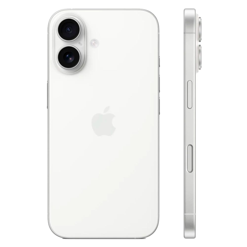 Смартфон Apple iPhone 16 256GB, eSIM, White (Белый)