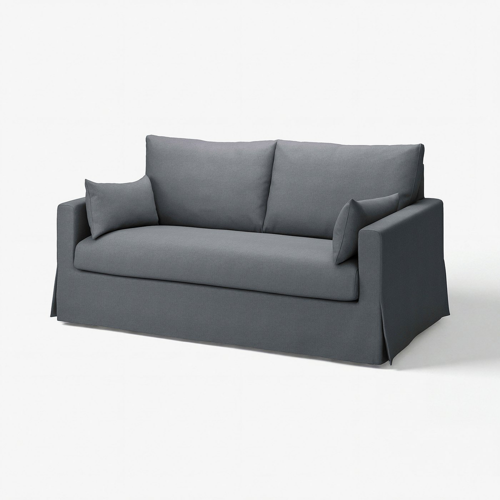 IKEA HYLTARP  (ИКЕА ХИЛТАРП)  -  Чехол на 2-местный диван - Грансель серый