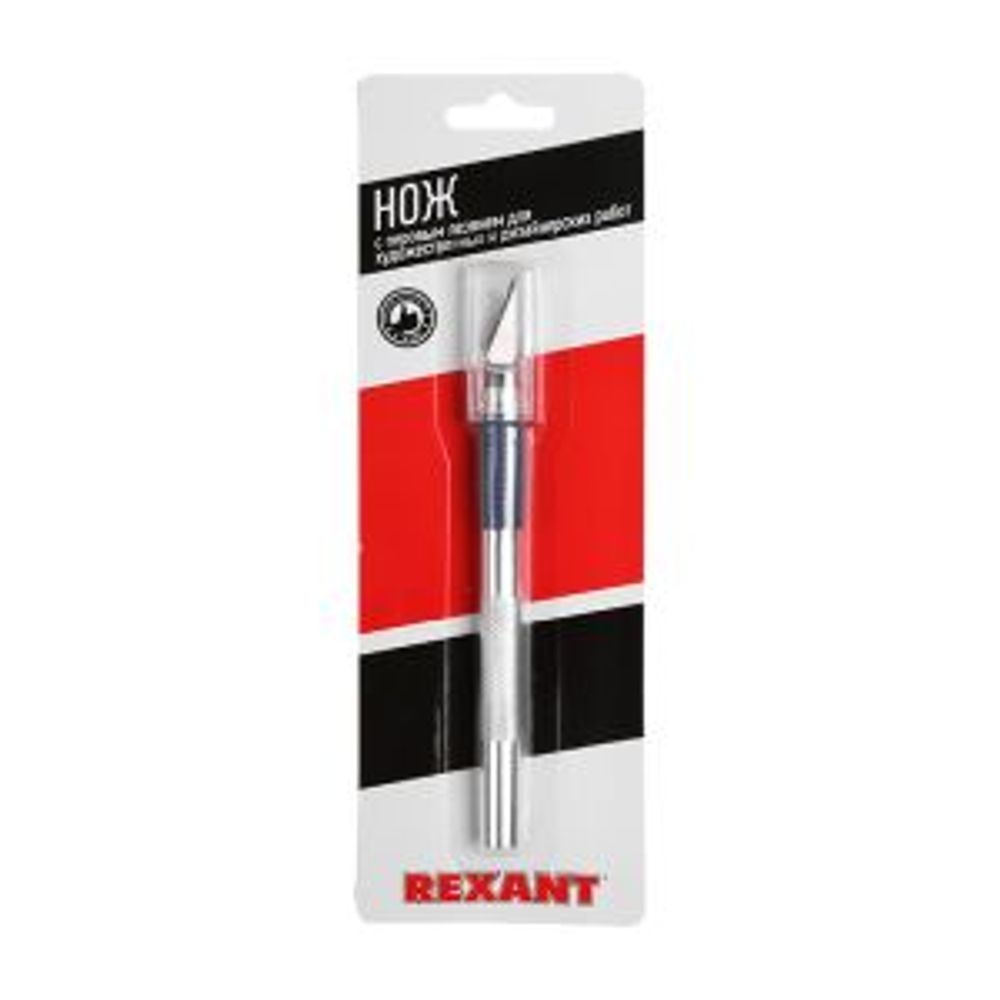 Нож с перовым лезвием (скальпель) REXANT