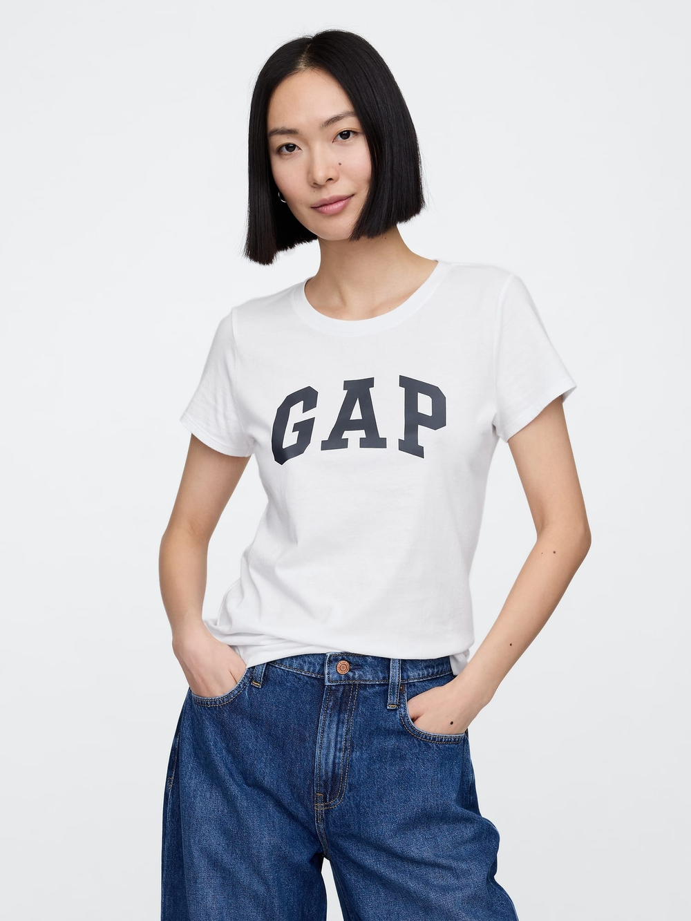 Комплект из двух предметов: футболка с коротким рукавом и логотипом Gap. - GAP