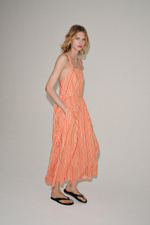ПЛАТЬЕ МИДИ В ПОЛОСКУ — ZW COLLECTION — ZARA