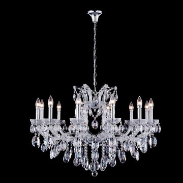 Подвесная люстра 12*Е14 HOLLYWOOD SP12 CHROME Crystal Lux