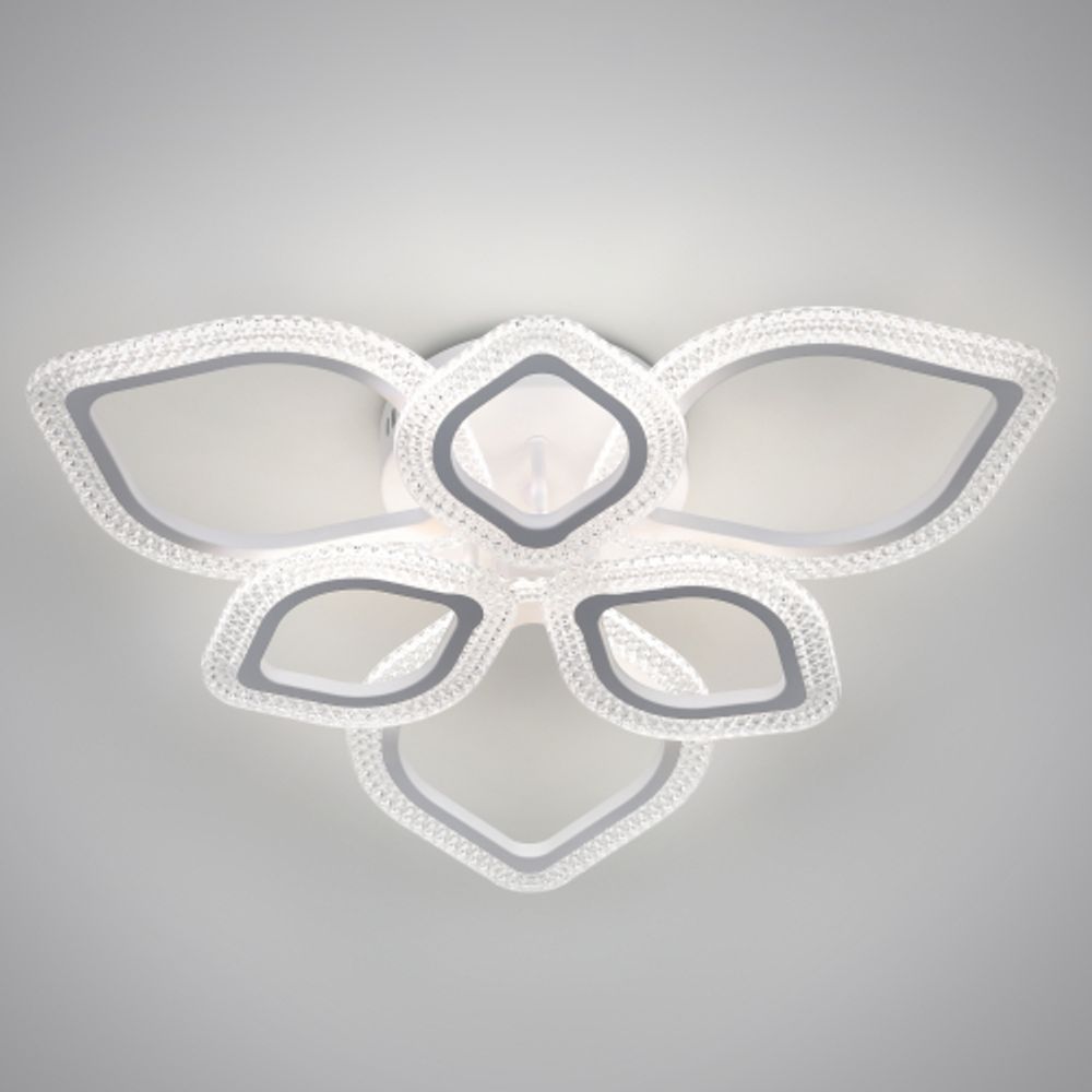 Светильник потолочный светодиодный Rivoli Megan 6110-107 106 Вт LED 2800К - 6200К модерн с пультом | Интерьерные светодиодные светильники