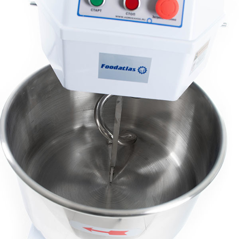 Тестомес спиральный HS-40A Foodatlas Eco 220В