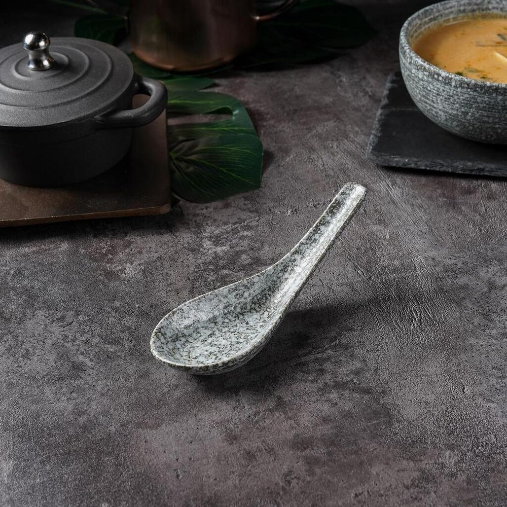 Ложка для мисосупа 20 мл 13*5*4,5 см глазурь Glossy Stone Untouched Taiga P.L. Proff Cuisine [1]