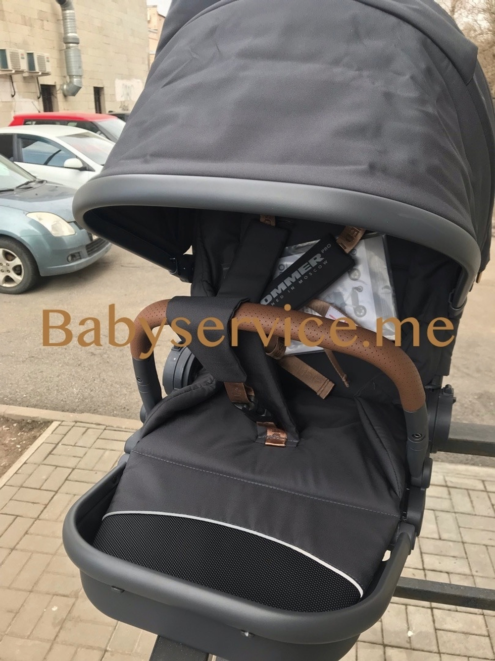 Прогулочный блок Happy Baby Mommer Pro серый