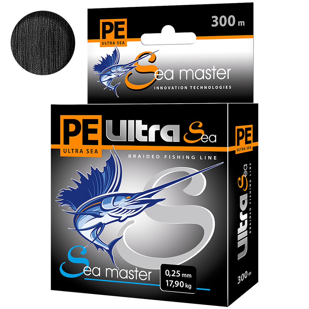 Плетеный шнур для рыбалки PE ULTRA SEA MASTER 0,40mm 300m