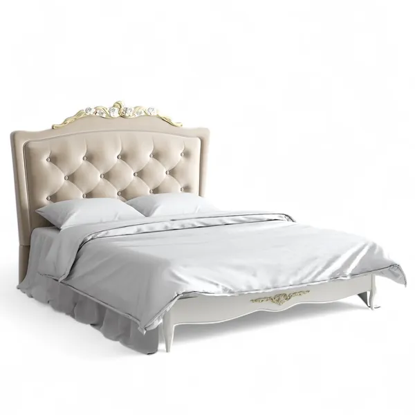 Кровать с мягким изголовьем 160*200