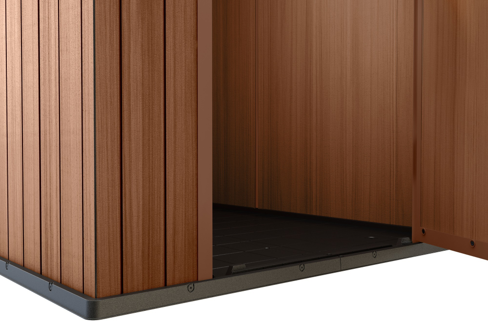 Пластиковый сарай Keter Darwin 4x6 brown