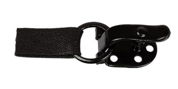 Крючок шубный Gamma 15 мм, 50 шт, цветной, 02 черный, Gamma FCO