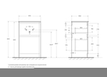 Тумба напольная с раковиной BelBagno KRAFT39-500/390-2C-PIA-RT