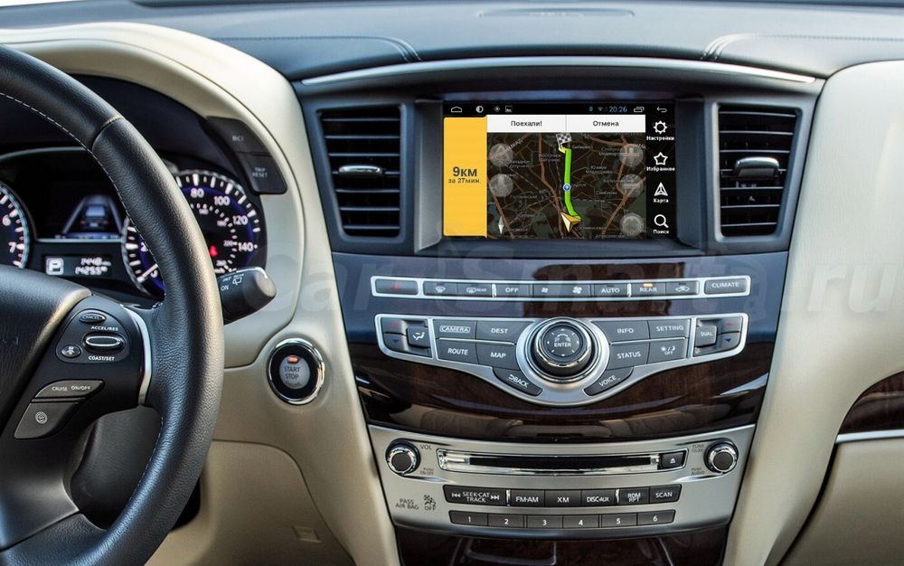 Навигационный блок для Infiniti QX60, JX35 2012-2016 (с сенсорным экраном) - Kuberg YF-5-9/5-8-7 на Android 9, и