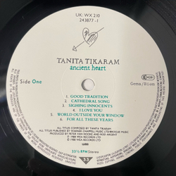 Винтажная виниловая пластинка LP Tanita Tikaram Ancient Heart (Германия 1988)