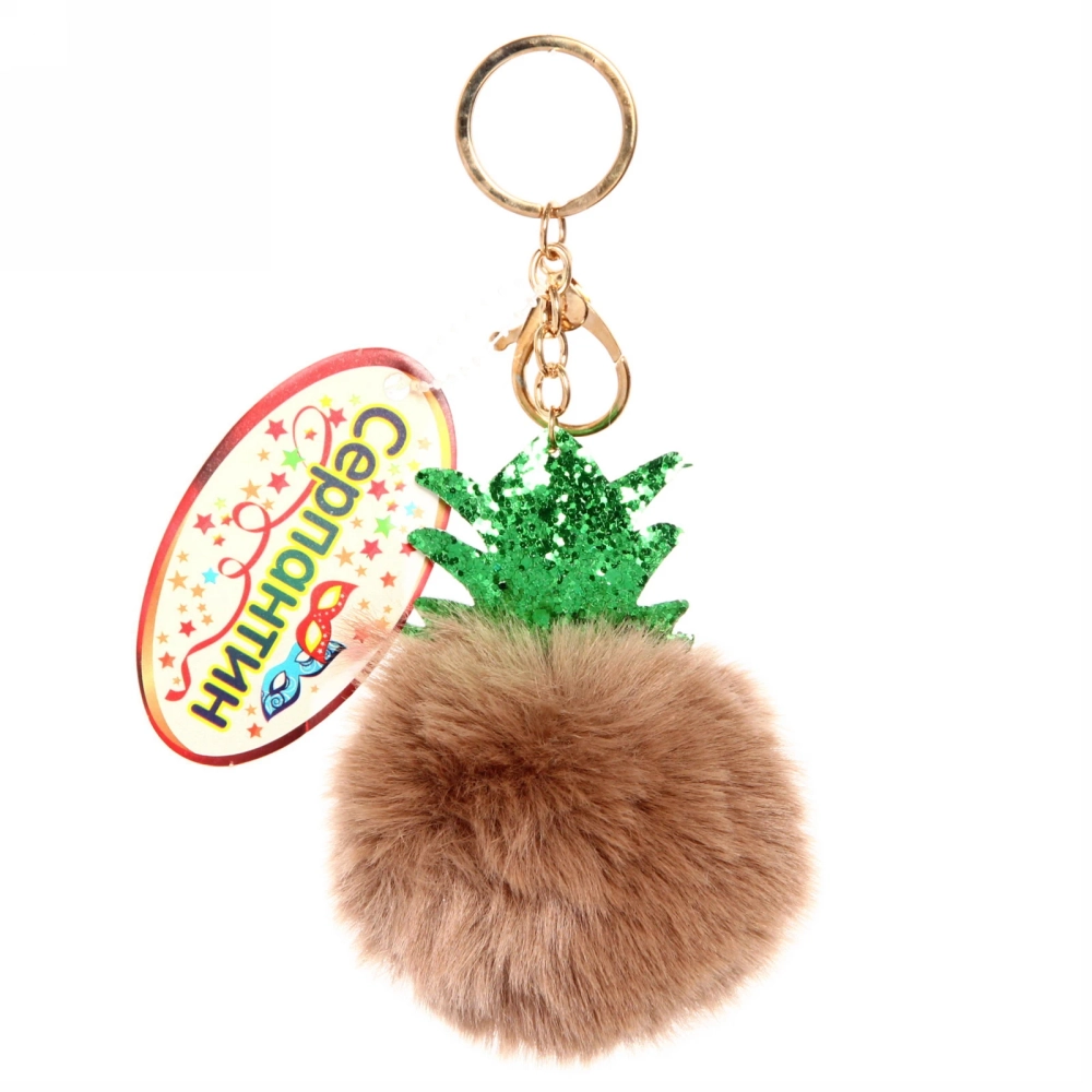 Брелок с карабином «Pom pom- Ёлочка», микс 6 цветов, 12см
