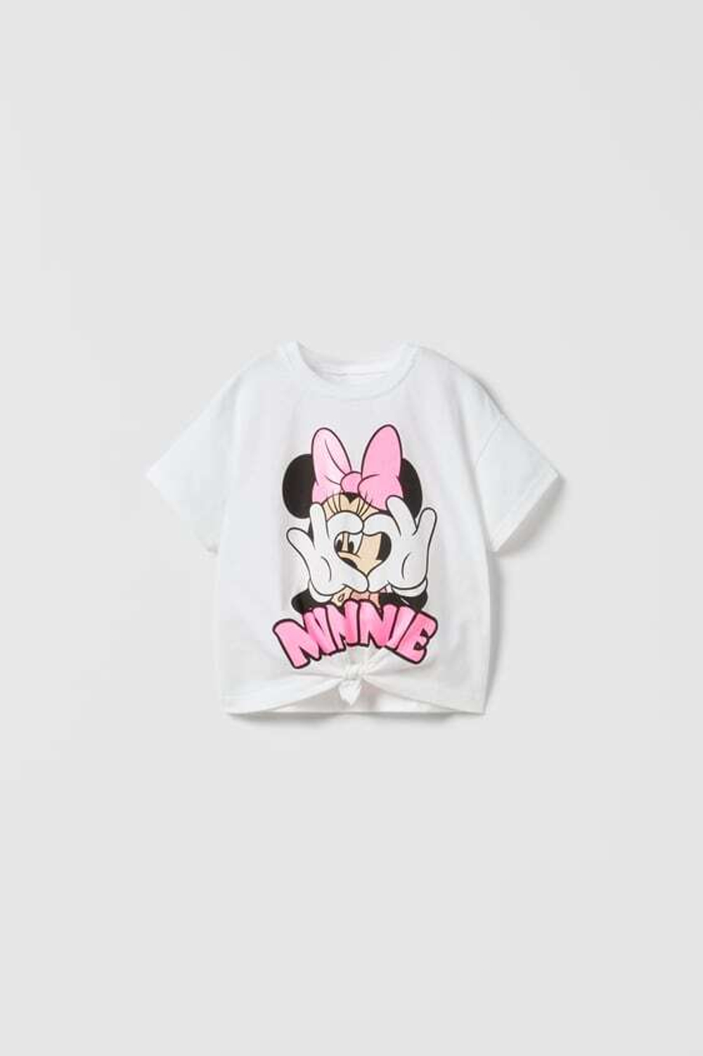 ZARA ФУТБОЛКА С ПРИНТОМ МИННИ МАУС © DISNEY, БЕЛЫЙ