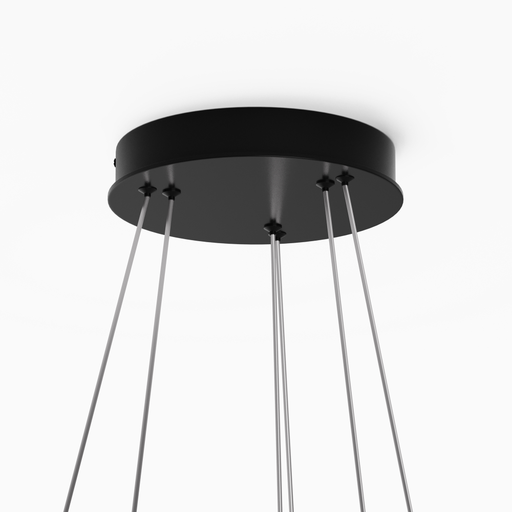 Подвесной светодиодный светильник Maytoni Rim MOD058PL-L74BK