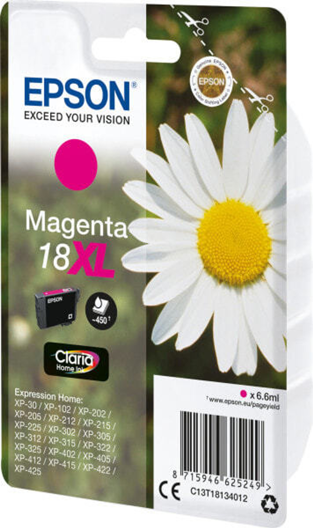 Epson Daisy C13T18134022 струйный картридж 1 шт Подлинный Пурпурный