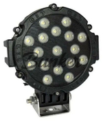 Светодиодная фара круглая 12/24V Диам. - 175мм 30W 17 чипов G0239