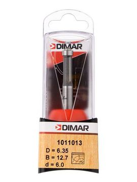 Фреза обгонная D6,35x12,7 L52 Z2 хвостовик 6 DIMAR 1011013
