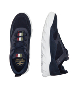 Кожаные кроссовки Aeronautica Militare - темно-синий(SC253CT3302)
