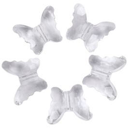 Декоративные бусины Бабочки прозрачные 2,3x1,8см 20шт