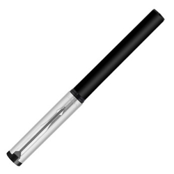 Parker Beta Premium Silver, шариковая ручка, стержень Systemark М синий, подар.кор.