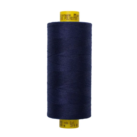 Нитки GUTERMANN Mara №150 темно-синие (310)